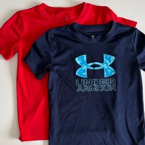 (2) Under Armour Kids' Tees